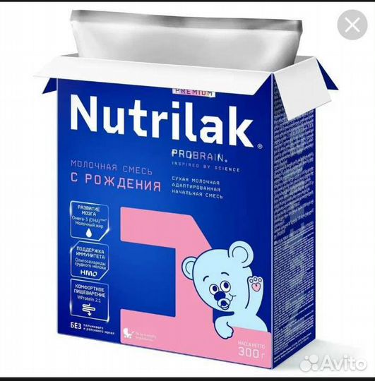 Детское питание смесь Nutrilak Premium