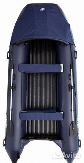 Надувная лодка gladiator E420PRO темно-синий