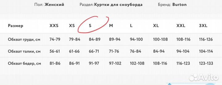 Куртка сноубордическая Burton Fremont р.S новая