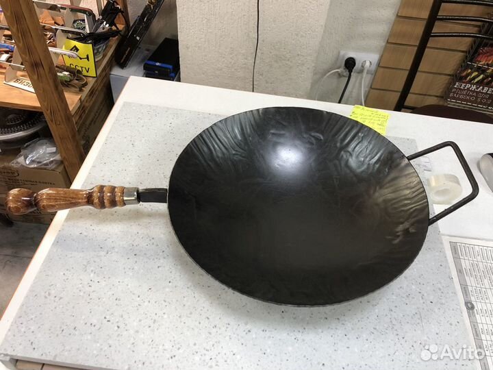 Вок вороненый 31,5см (1,5мм)