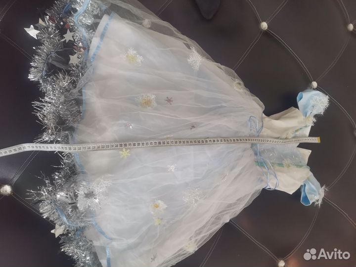 Праздничное платье для девочки на Новый год