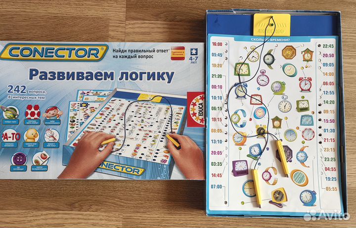 Игра на логику для детей - коннектор электронный