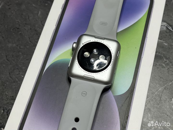 Часы Apple Watch 3 38 mm 85 акб