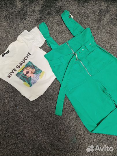 Комбинезон женский джинсовый 42