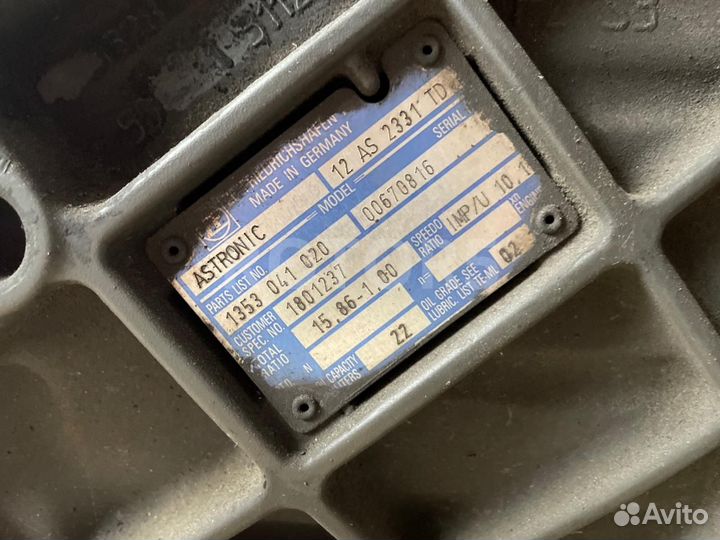 Блок управления АКПП DAF XF 105 2009 12AS2331TD