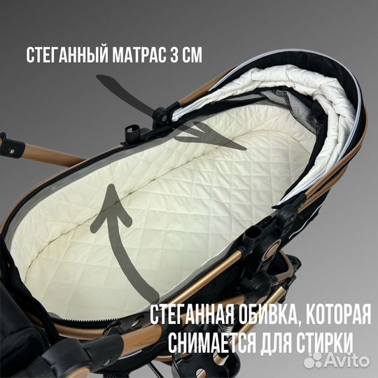 Детская коляска 2 в 1 или 3 в 1 Luxmom 518