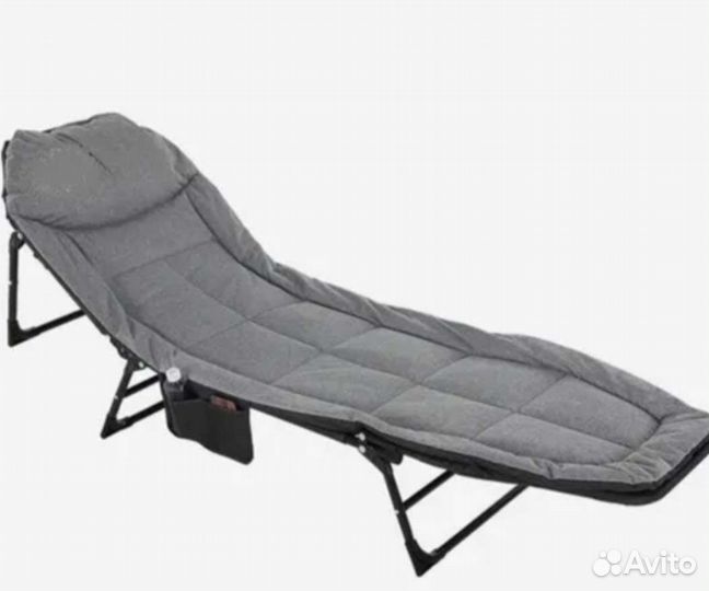 Раскладушка с мягким матрасом (мечта рыбака)