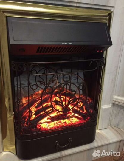 Очаг электрический Majestic Brass Realflame