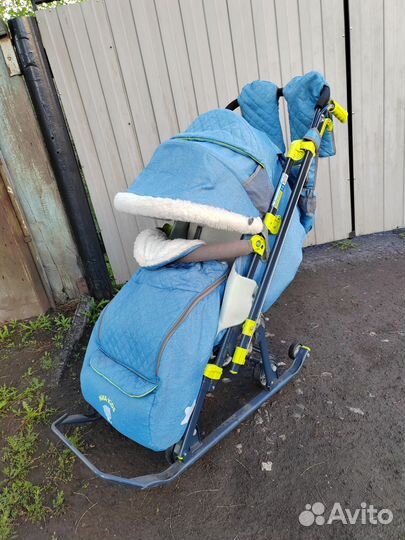 Санки коляска ника 7-3