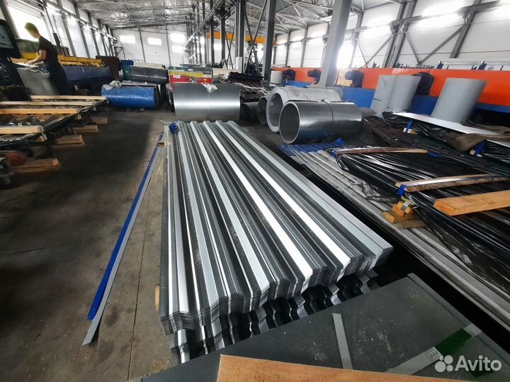 Профнастил оцинкованный окрашенный нс-35 0,9х1000