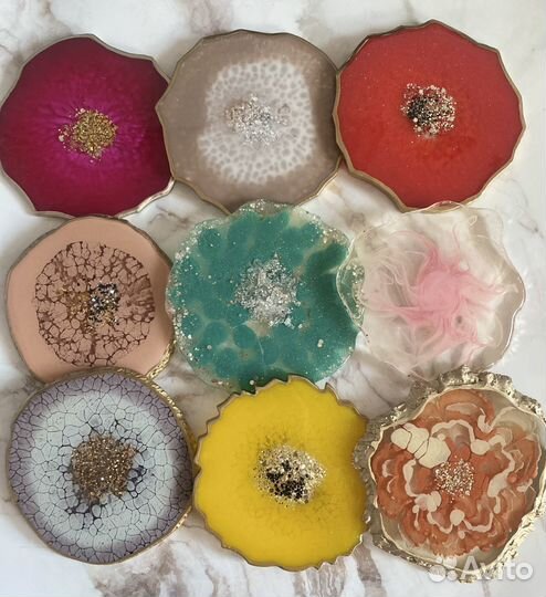 Подстаканники из эпоксидной смолы