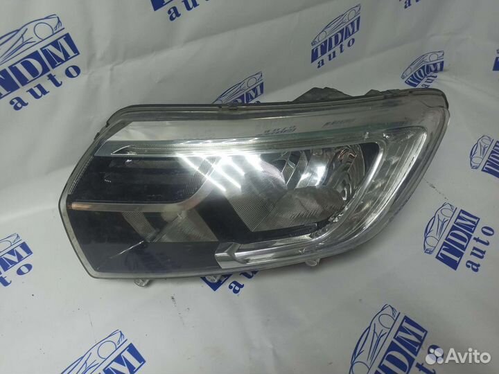 Фара рено логан 2 фара левая с ходовыми огнями
