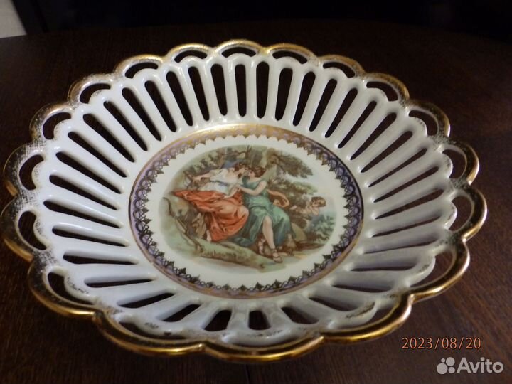 Блюдо фарфор гдр