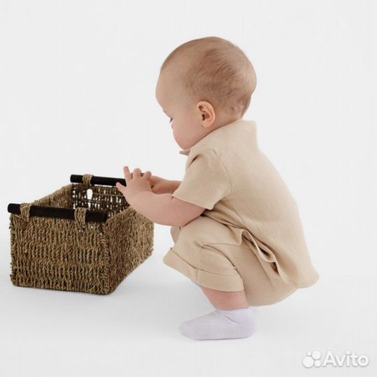 Костюм лен рубашка шорты