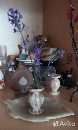 Подсвечник из натурального камня