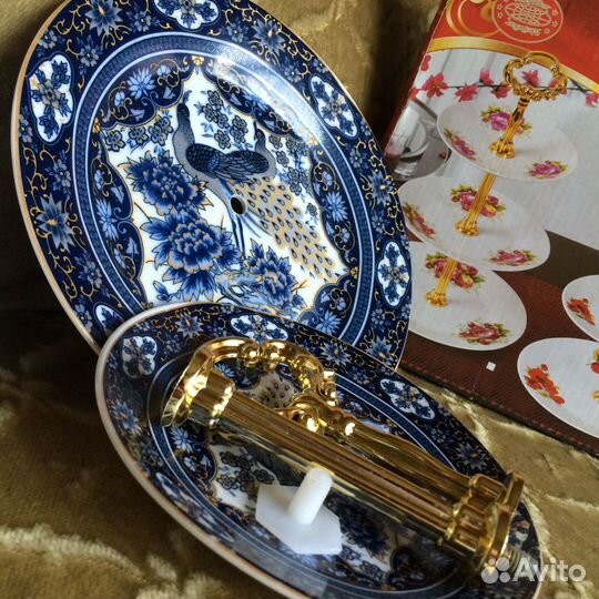 Блюдца/ декоративные тарелки/ этажерка для фруктов