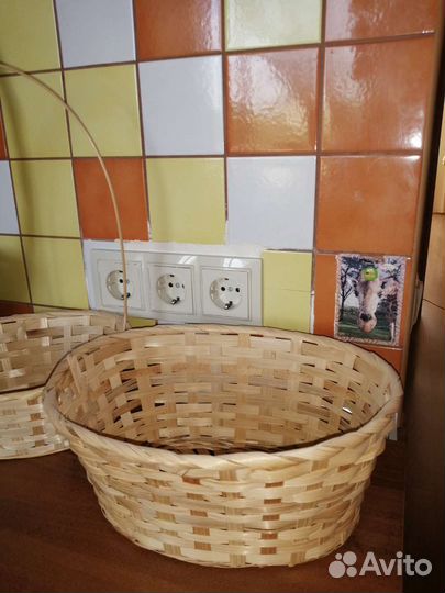 Корзина плетеная
