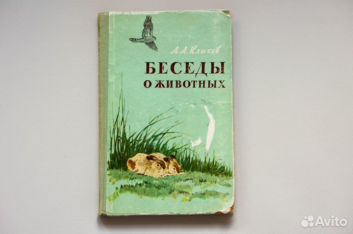 Беседы о животных. Клыков 1958 год винтаж