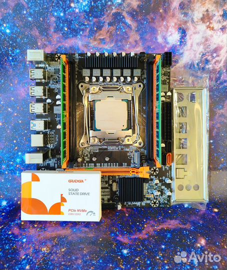 Комплект X99 2011v3 + xeon 2640V3 + 16/32 Gb + SSD