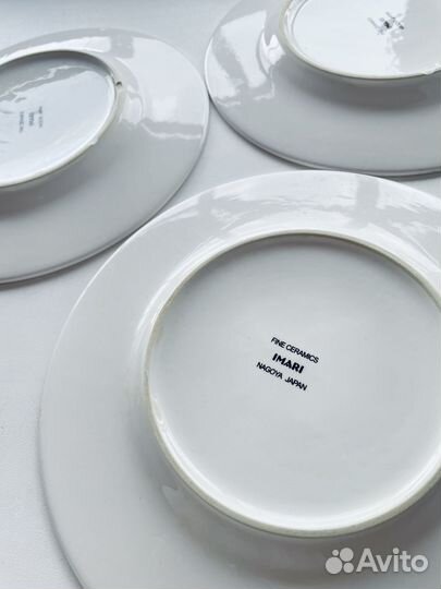 Белые тарелки блюдца посуда керамика фарфор