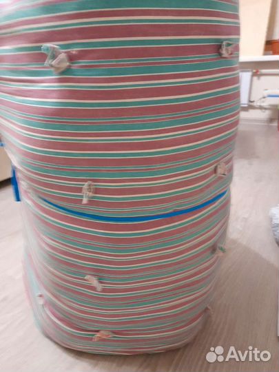 Матрас ватный 80х190 толщина9см,очень плотный.б/у