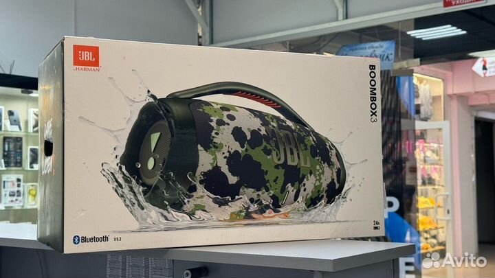 Портативная колонка JBL BoomBox 3