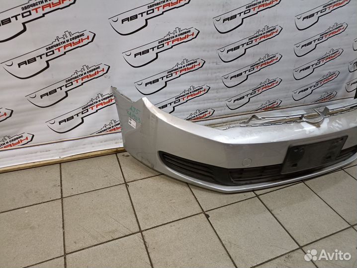 Бампер volkswagen golf AJ5 MK6 1K9807217AG wagon передний серебро, LA7W XA1923Z