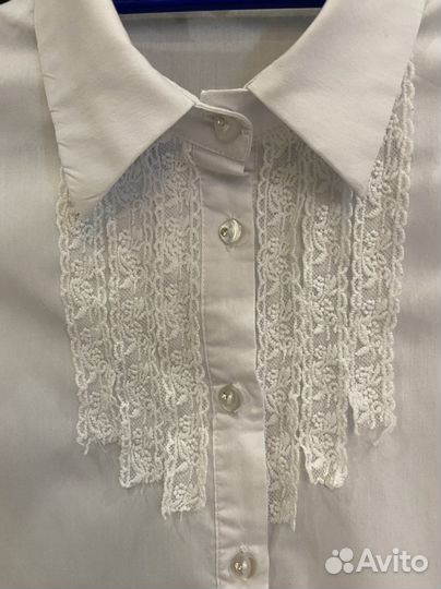 Блузка белая для девочек