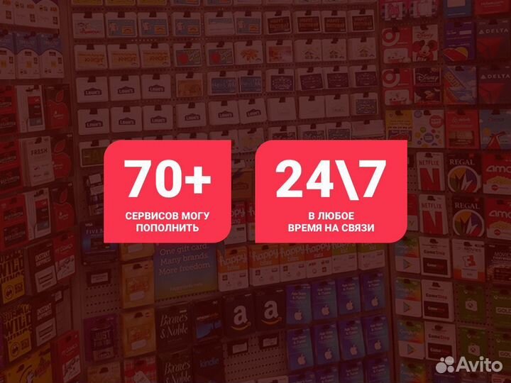 Подарочная карта AppStore Apple Music любой номина