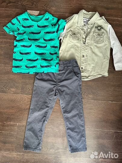 Пакет вещей на мальчика next, carters, gap 4-5л