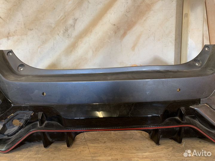 Бампер задний honda civic FK8 type-R