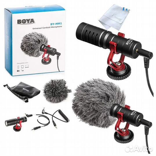 Накамерный микрофон Boya BY-MM1 новые