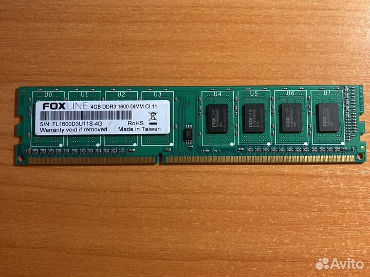 Оперативная память ddr3 4 gb 1600