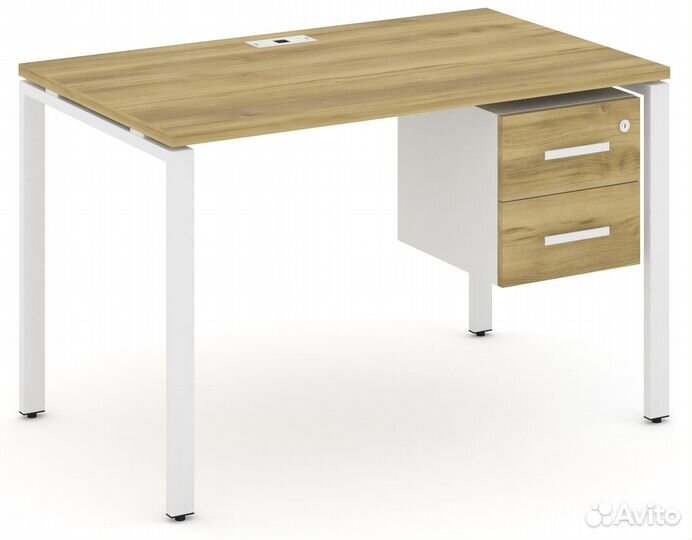 Стол рабочий с подвесной тумбой. С ндс