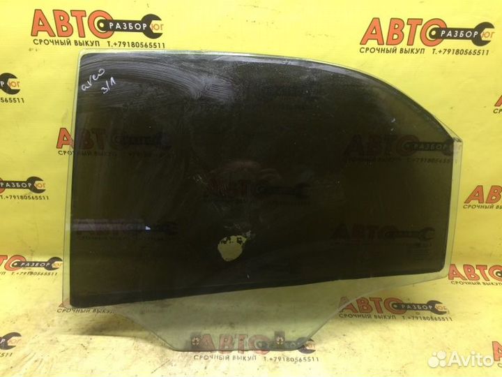 Стекло заднее левое Chevrolet Aveo T200 F14D3 2005