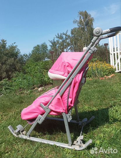 Детские санки коляска