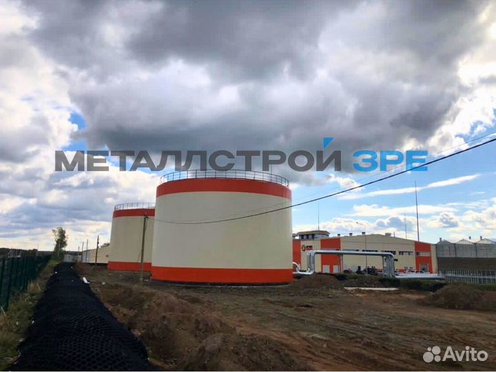 Резервуар вертикальный стальной рвс производство