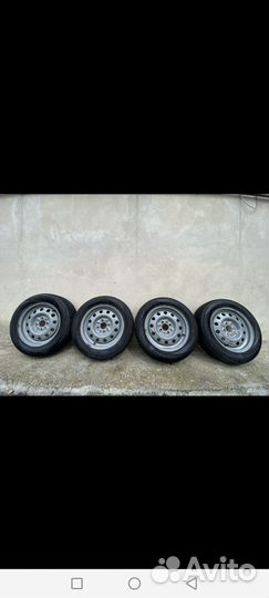 Зимние шины r14 бу на дисках штампт