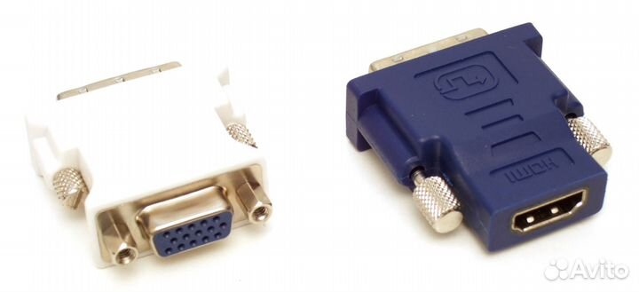 Переходники VGA-DVI I,DVI D- HDMi и кабель