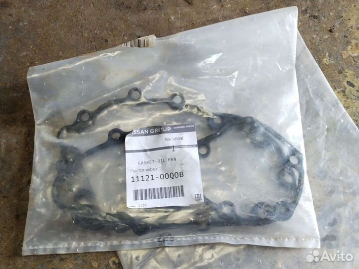 11121-00Q0b nissan прокладка масляного поддона