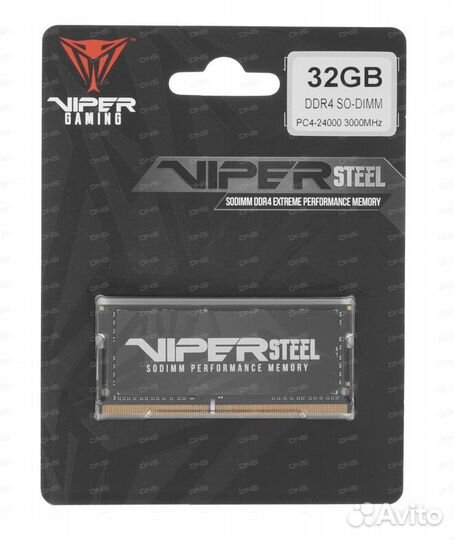 Оперативная память Patriot Viper steel 32 GB