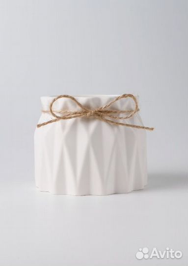 Кашпо- ваза для цветов, бренда ручной работы