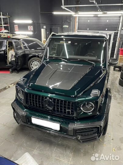 Mercedes G w463 Карбоновая Накладка на капот 2018+