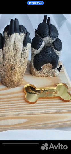 Слепки ручек и ножек,лапок животных