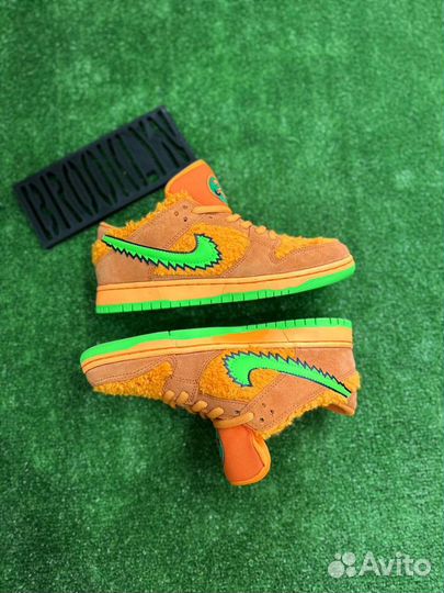 Кроссовки nike sb dunk low grateful dead bears