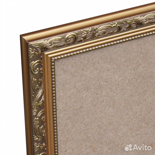 Фоторамка из пластика 25 на 30 см Садко золото