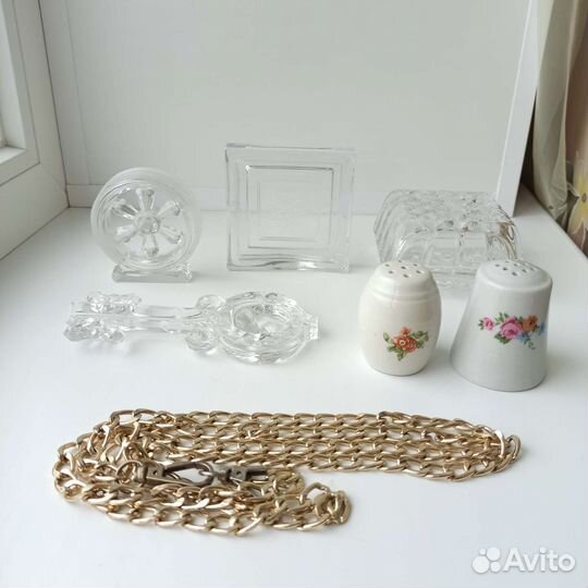 Предметы поштучно СССР хрусталь и др