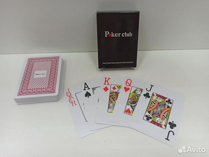 Карты игральные пластиковые, 54 шт