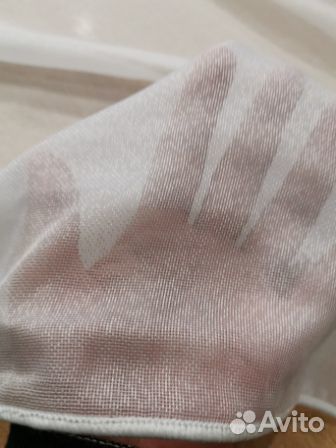 Тюль новый вуаль белая выс. 300 см