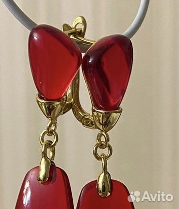 Винтажные серебро серьги